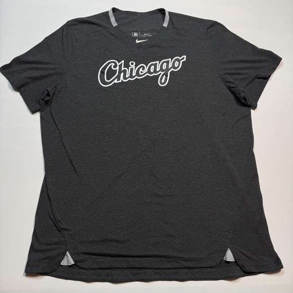Nike Other - Chicago White Sox Shirt Mens‎ XL Gray MLB Baseball Nike Dri-FIT Authentic